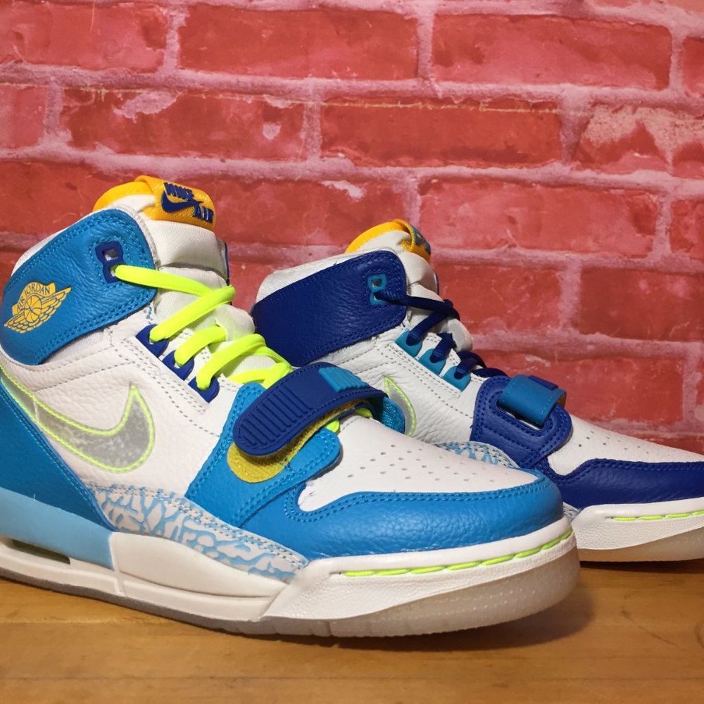 NIKE AIR JORDAN LEGACY 312 GS FLY BLUE LAGOON